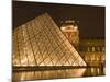 The Louvre at Twilight, Paris, France-Jim Zuckerman-Mounted Photographic Print