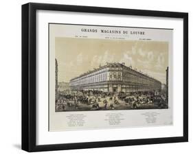 The Louvre Department Store-Frédéric Sorrieu-Framed Giclee Print