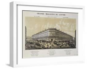 The Louvre Department Store-Frédéric Sorrieu-Framed Giclee Print