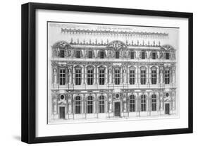 The Louvre, from Les Plus Excellents Batiments de France-J. Androuet Ducerceau-Framed Giclee Print