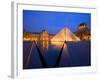 The Louvre Museum at Twilight, Paris, France-Jim Zuckerman-Framed Photographic Print