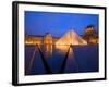 The Louvre Museum at Twilight, Paris, France-Jim Zuckerman-Framed Photographic Print