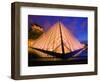 The Louvre Museum at Twilight, Paris, France-Jim Zuckerman-Framed Photographic Print