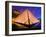 The Louvre Museum at Twilight, Paris, France-Jim Zuckerman-Framed Photographic Print