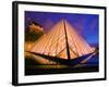 The Louvre Museum at Twilight, Paris, France-Jim Zuckerman-Framed Photographic Print