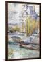 The Louvre On Port Royal-Childe Hassam-Framed Art Print