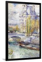 The Louvre on Port Royal-Childe Hassam-Framed Art Print