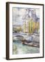 The Louvre on Port Royal-Childe Hassam-Framed Art Print