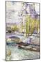 The Louvre On Port Royal-Childe Hassam-Mounted Art Print