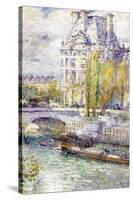 The Louvre On Port Royal-Childe Hassam-Stretched Canvas