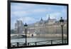 The Louvre Palace And Seine River-Cora Niele-Framed Giclee Print