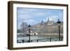 The Louvre Palace And Seine River-Cora Niele-Framed Giclee Print