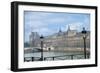 The Louvre Palace And Seine River-Cora Niele-Framed Giclee Print