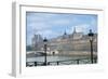 The Louvre Palace And Seine River-Cora Niele-Framed Giclee Print