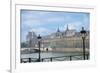 The Louvre Palace And Seine River-Cora Niele-Framed Giclee Print