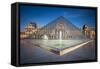 The Louvre Pyramid-gornostaj-Framed Stretched Canvas