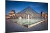 The Louvre Pyramid-gornostaj-Mounted Photographic Print