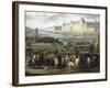 The Louvre Seen from the Pont-Neuf, 1666, Detail-Hendrik Goltzius-Framed Giclee Print