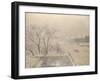 The Louvre under Snow, 1902-Camille Pissarro-Framed Giclee Print