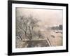 The Louvre under Snow, 1902-Camille Pissarro-Framed Giclee Print