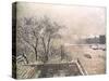 The Louvre under Snow, 1902-Camille Pissarro-Stretched Canvas