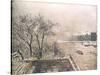 The Louvre under Snow, 1902-Camille Pissarro-Stretched Canvas