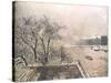 The Louvre under Snow, 1902-Camille Pissarro-Stretched Canvas