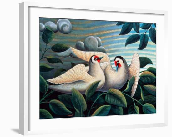 The Love Birds-Jerzy Marek-Framed Giclee Print