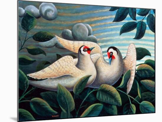 The Love Birds-Jerzy Marek-Mounted Giclee Print