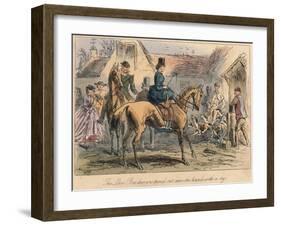 The Love Box Door Was Opened, Out Came the Hounds with a Cry, 1865-Robert Smith Surtees-Framed Giclee Print