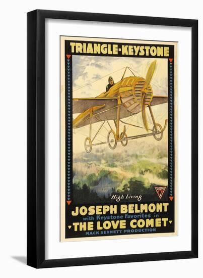 THE LOVE COMET, Joseph Belmont, 1916.-null-Framed Art Print