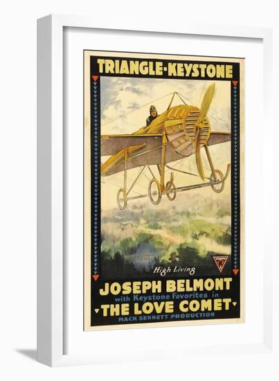 THE LOVE COMET, Joseph Belmont, 1916.-null-Framed Art Print