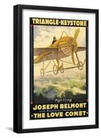 The Love Comet-null-Framed Art Print