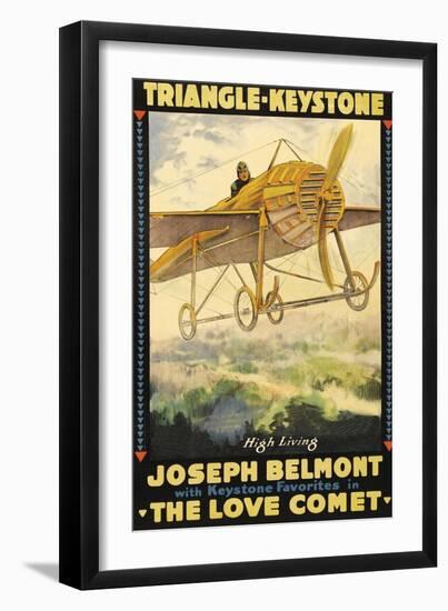 The Love Comet-null-Framed Art Print