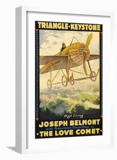 The Love Comet-null-Framed Art Print