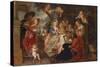 The Love Garden-Peter Paul Rubens-Stretched Canvas