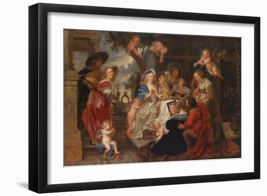 The Love Garden-Peter Paul Rubens-Framed Giclee Print