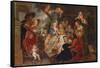 The Love Garden-Peter Paul Rubens-Framed Stretched Canvas