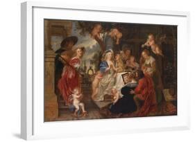 The Love Garden-Peter Paul Rubens-Framed Giclee Print