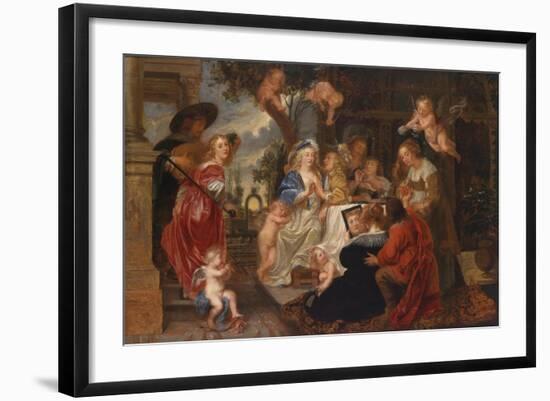 The Love Garden-Peter Paul Rubens-Framed Giclee Print