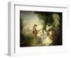 The Love Lesson-Jean Antoine Watteau-Framed Giclee Print