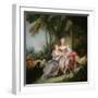 The Love Letter, 1750 (Oil on Canvas)-Francois Boucher-Framed Giclee Print