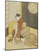The Love Letter, 1765-Suzuki Harunobu-Mounted Giclee Print