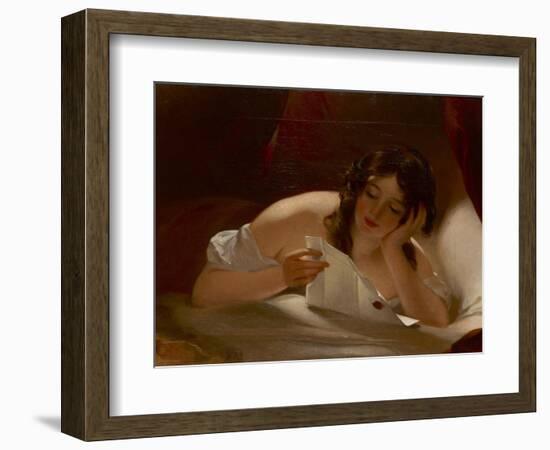 The Love Letter, 1834-Thomas Sully-Framed Giclee Print