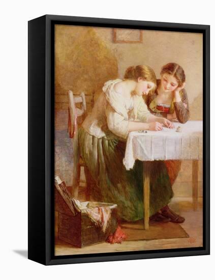 The Love Letter, 1871-Henry Le Jeune-Framed Stretched Canvas