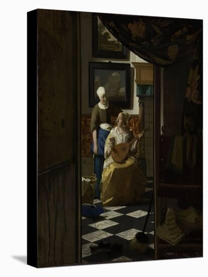 The Love Letter, c.1669-70-Johannes Vermeer-Stretched Canvas