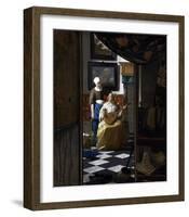 The Love Letter-Johannes Vermeer-Framed Giclee Print