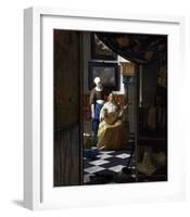 The Love Letter-Johannes Vermeer-Framed Giclee Print