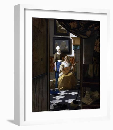 The Love Letter-Johannes Vermeer-Framed Giclee Print