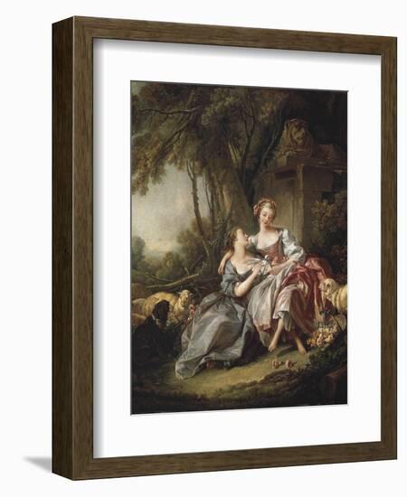 The Love Letter-Francois Boucher-Framed Art Print